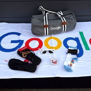 Google and YouTube Beach Towel Set / Lot / Gift Bundle